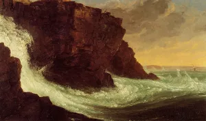 Frenchman's Bay, Mt. Desert Island by Thomas Cole - Hand-Painted Oil Painting Reproduction