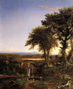Summer Twilight by Thomas Cole Oil Painting Reproduction