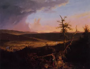 View on the Schoharie by Thomas Cole Oil Painting Reproduction